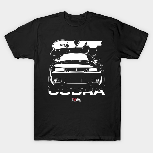 New Edge 2003/2004 Ford Mustang SVT Cobra Front T-Shirt by LYM Clothing